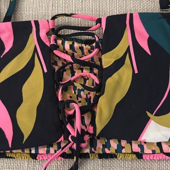 🆕 MAAJI x Anthropologie - Artemis 4-Way Bikini Top Size Large - Picture 5 of 10